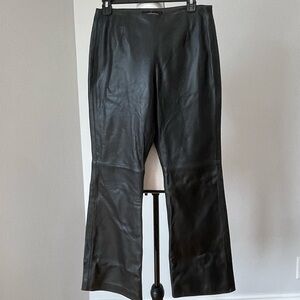 Moda International size 6 Leather Pants EUC lined concert rocker going out date